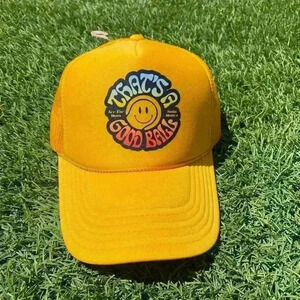 Ace the moon That's a Good Ball Trucker Hats yellow adjustable